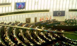 A view of the European Parliament inside